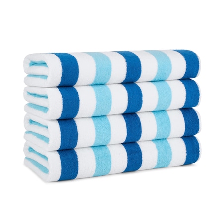 Monarch Brands Cabo Cabana Towels, Navy/Blue, 24PK CABOCABANA-NV/BL-CS